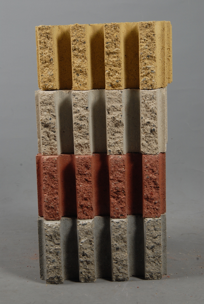 DESENLİ BETON BRİKET ÇİZGİLİ (FUGALI BLOK)