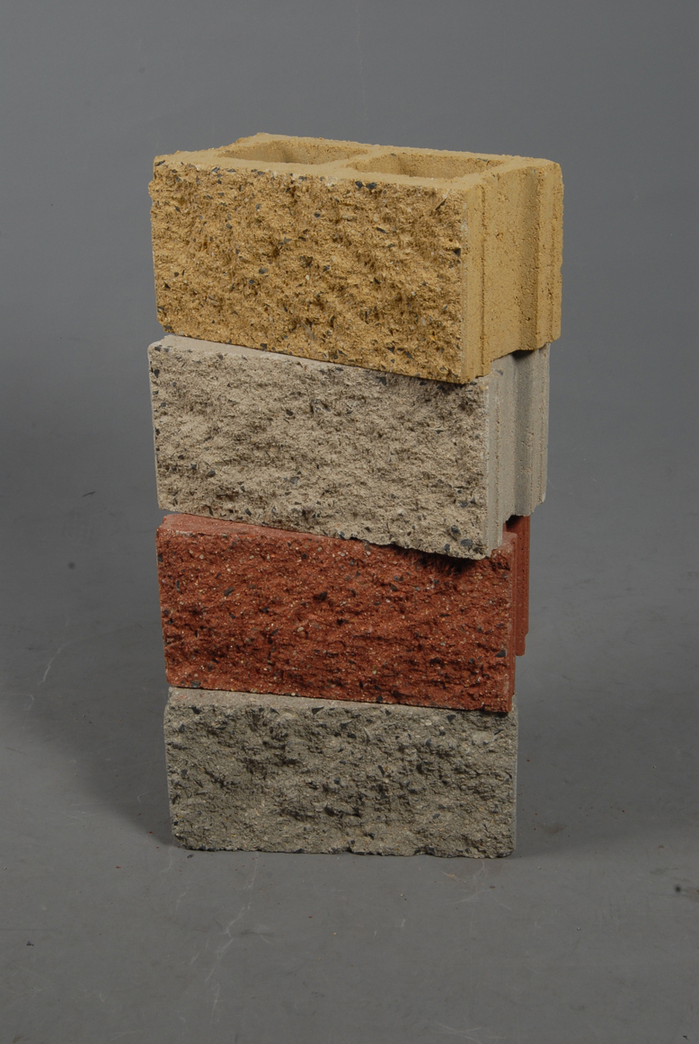 DESENLİ BETON BRİKET KABARTMA (KIRMA BLOK)