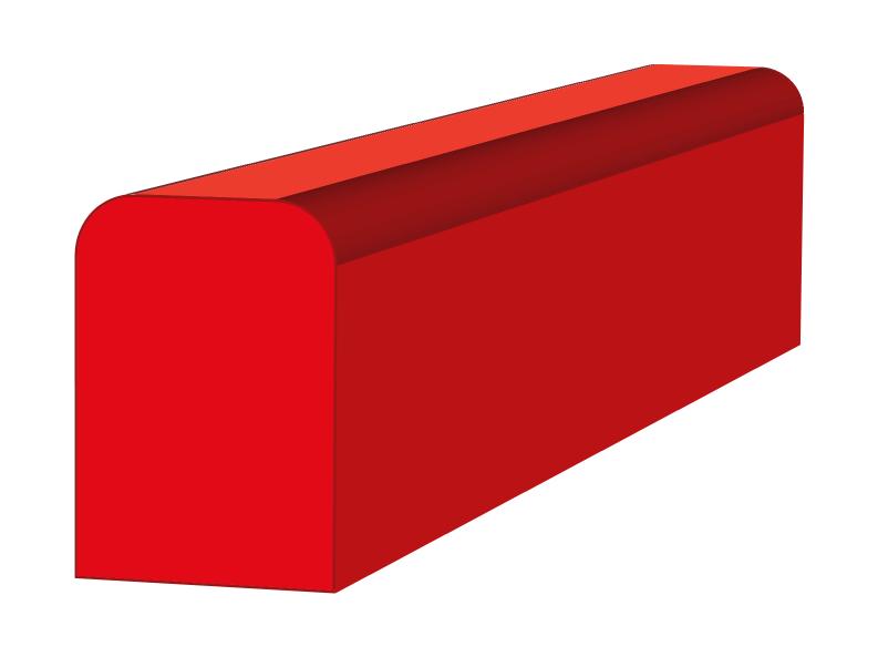 20*70 OVAL ÇİFT TARAFLI AYIRMA BORDÜRÜ