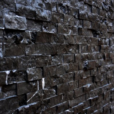 FİLELİ PATLATMA MERMER SİYAH 5*10